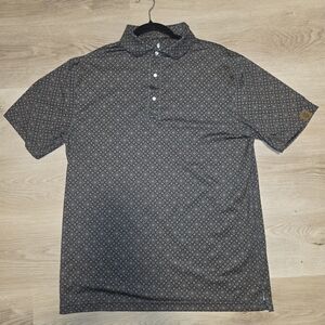 Elegant Men's Polo Shirt - Black and Brown Design